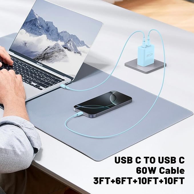 Super Fast Samsung Charger Type C, 45W Dual Port USB C Fast Charger Block & - Image 6