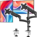 Dual Monitor Stand for Desk, Taller Monitor Arms for 2 Screens up to 32 inch by MOUNTPRO