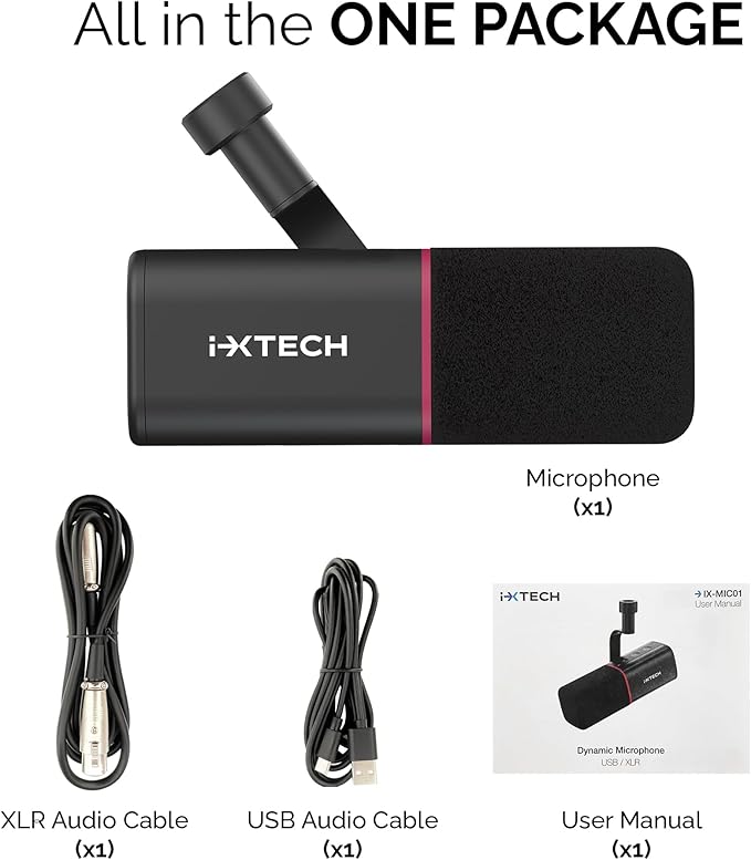 IXTECH Cardioid Dynamic Microphone - Image 9
