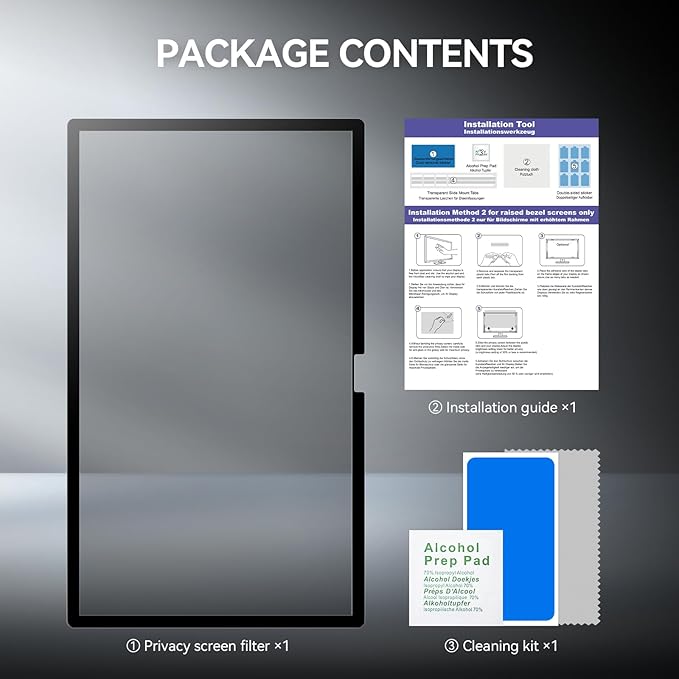 Privacy Screen for iMac 24 Inch 2021-2024 Destop Computer Monitor, Anti Glare - Image 7