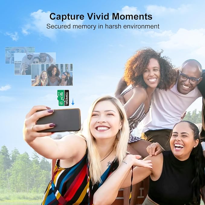 TOPESEL 128 GB Micro SD Card, 4K Camera Pro, UHD Video - Image 7