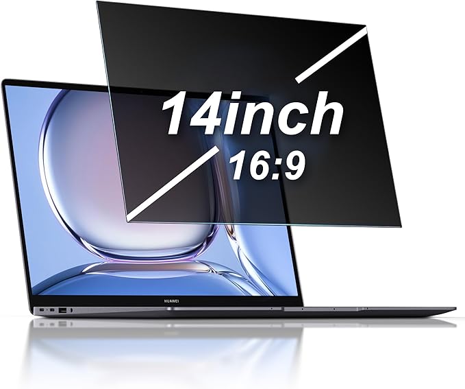 Laptop Privacy Screen 14 Inch Privacy Filter Screen Protector by JEAPKA