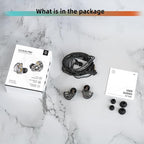 CCZ DC01 Pro USB C Headphones Wired Type-C in Ear Monitor Headphone, - Image 8
