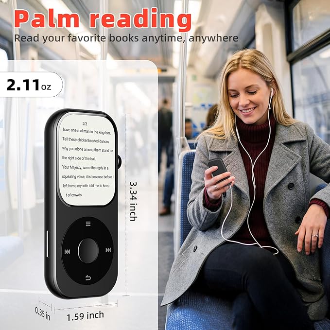 128GB MP3 Player with Bluetooth 5.4, Music Player with Built-in HD Speaker - Image 8