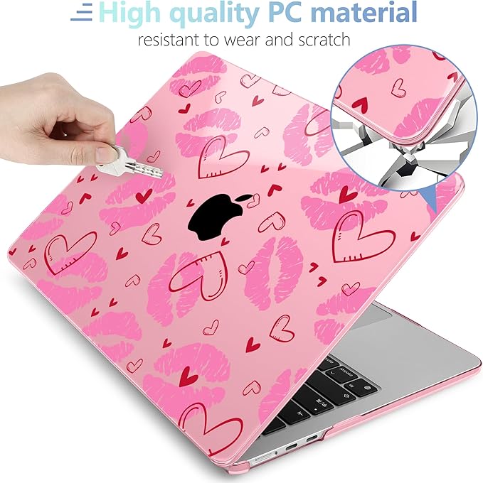 MEEgoodo Case for MacBook Air M4/M3/M2 13.6 inch 2025 2024 2022, Fit Model - Image 4