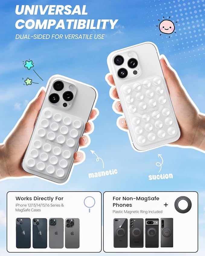 Klearlook 2Pack Magnetic Suction Phone Mount - Image 2