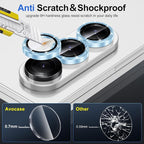 for Samsung Galaxy Z Fold 7 Camera Lens Protector, Individual Metal Ring - Image 3