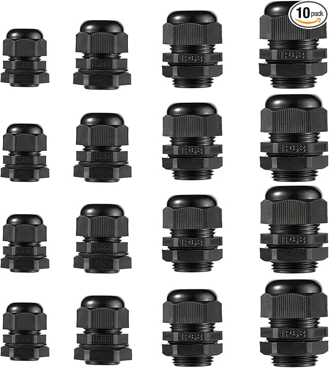 PENGLIN Cable Glands NPT Nylon Cable Connector, Strain Relief Cord Connector by PENGLIN