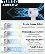 Handheld Fan, Mini Small Portable Turbo Fan, Rechargeable - Image 3