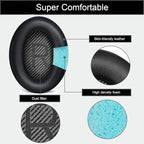 Ear Pads for Bose Quiet Comfort 35 Soft Protein Leather Replacement Earpads Ear - Image 2
