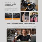 COMICA Vimo Q Four-Channel Mini Wireless Lavalier Microphone System - Image 8
