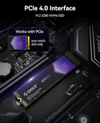 ORICO e5000 1TB SSD M.2 NVMe 2280 PCIe Gen4 5100MB/s Internal Solid State Drive - Image 3
