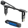 Rolling Square inCharge XS - 240W 4in1 Keyring Cable | Fast Charging & Data by RollingSquare