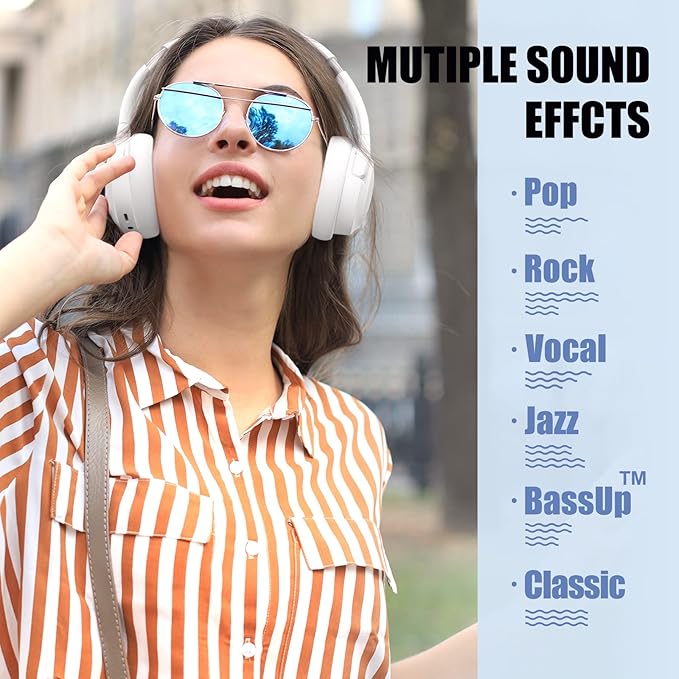 BERIBES Bluetooth Headphones Over Ear, 65H Playtime and 6 EQ Music Modes - Image 2