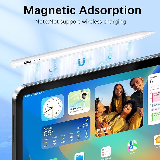 【2Pack】 Stylus Pencil for iPad 2018-2025 A16 11/10/9/8/7/6, iPad mini A17 - Image 7