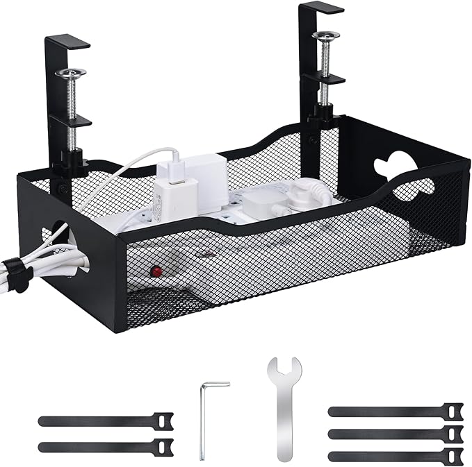 Large Under Desk Cable Management Tray by G.Sumiker