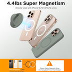 Magnetic Phone Ring Grip Holder, Silicone Finger Loop Grip, Compatible - Image 6
