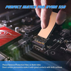 30 Pieces 2.6 x 0.8 Inch Silicone Thermal Pad Reusable Thermal Conductive - Image 2