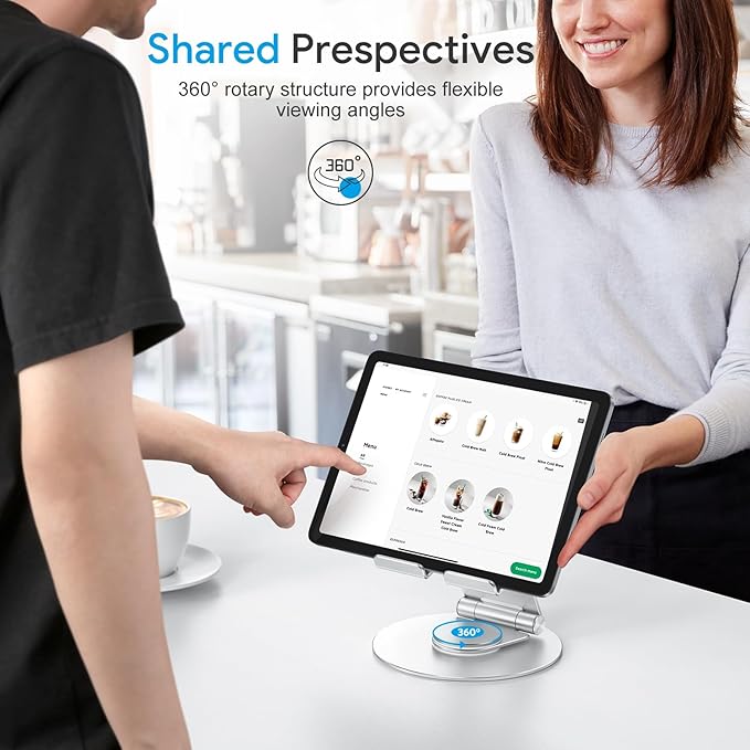 OMOTON Swivel Tablet Stand for iPad - Image 3