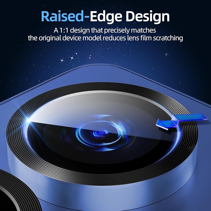 X-it Camera Lens Protector for Samsung S25 Plus, 10H Tempered Glass, - Image 5