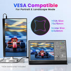 Portable Monitor 4K 15.6 inch UHD 3840X2160 100% sRGB USB-C HDMI IPS HDR - Image 6