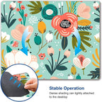 Mouse Pad, Cute Abstract Floral Mouse Pad - Image 6