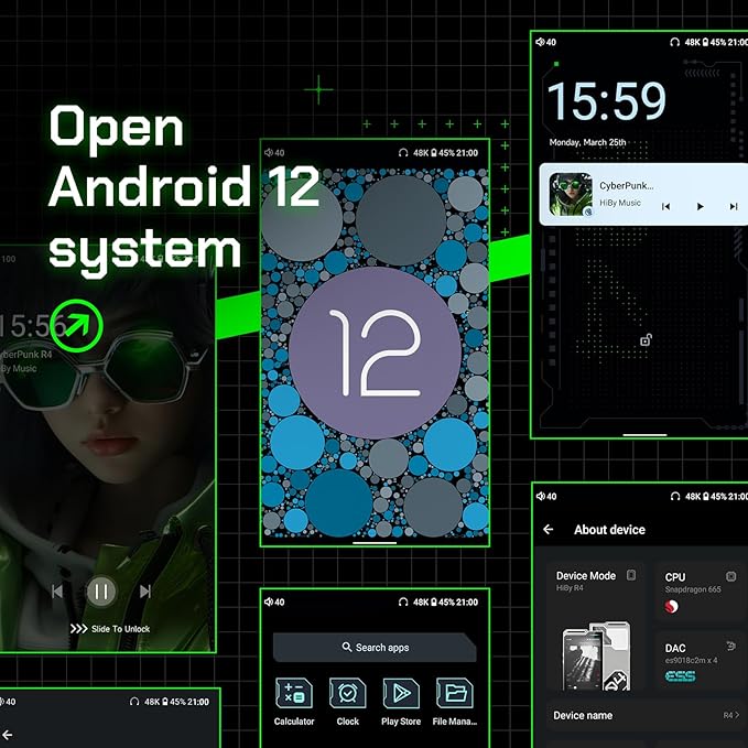 HiBy R4 MP3 & MP4 Player Spotify Player - Image 3