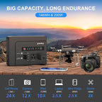 Powkey Portable Power Station 200W, 146Wh Portable Solar Generator Battery Pack - Image 2