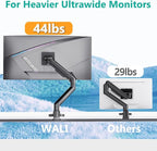 WALI Ultrawide Monitor Arm for 17 to 49 Inch Heavy Duty Curved Screens - Image 4