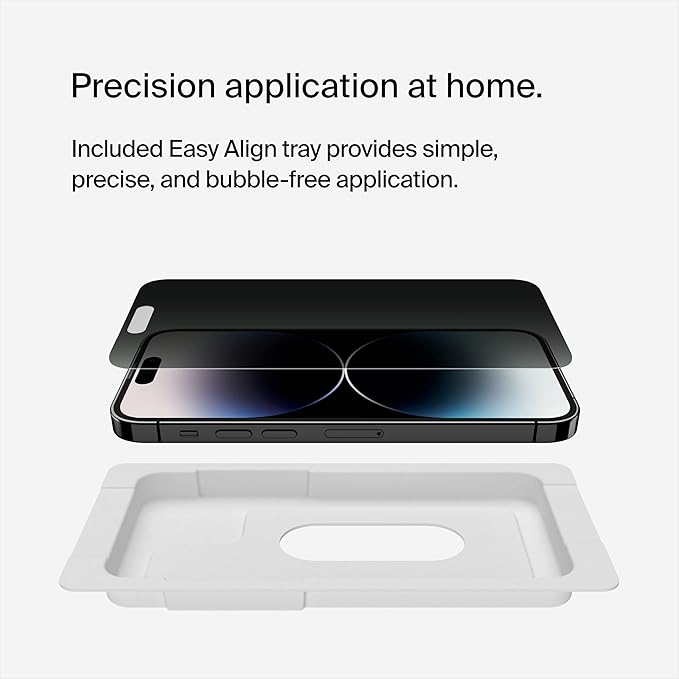 Belkin ScreenForce TemperedGlass Privacy Screen Protector - Image 7