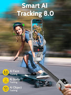 Cellphone Gimbal for Video Recording w/AI Tracking, 3 -axis Vlogging Gimbal - Image 4