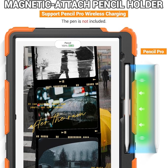 SEYMAC for iPad Air 13 Inch Case M3 2025/ M2 2024, Heavy Duty Shockproof - Image 8
