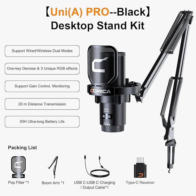 COMICA Ejoy Uni PRO USB Wireless Microphone - Image 9