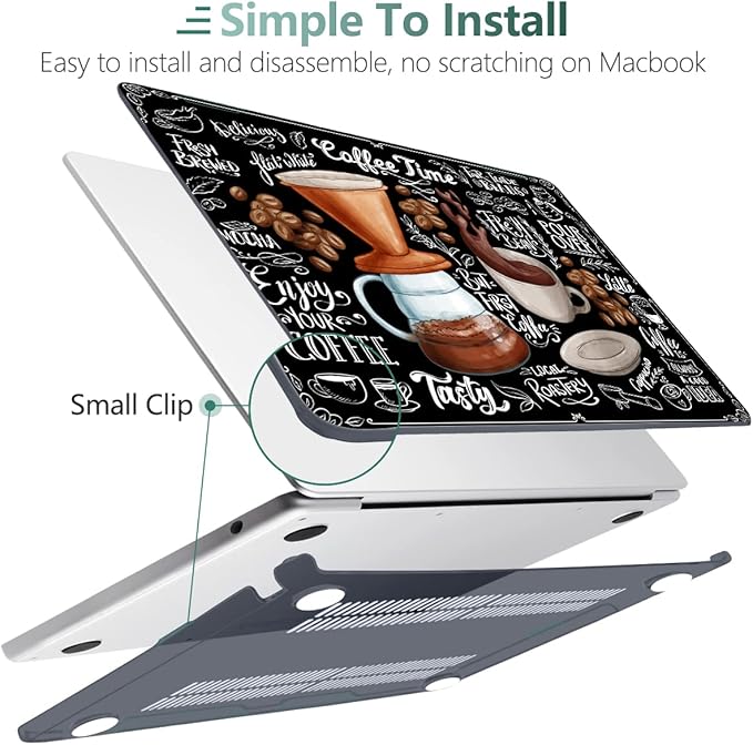 MEEgoodo Case for M4/M3/M2 MacBook Air 13.6 inch Case 2025 2024 2022, Fit Model - Image 4