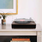 LP&No.1 Record Player with Stereo Speakers, 3-Speed Belt-Drive Turntable - Image 7