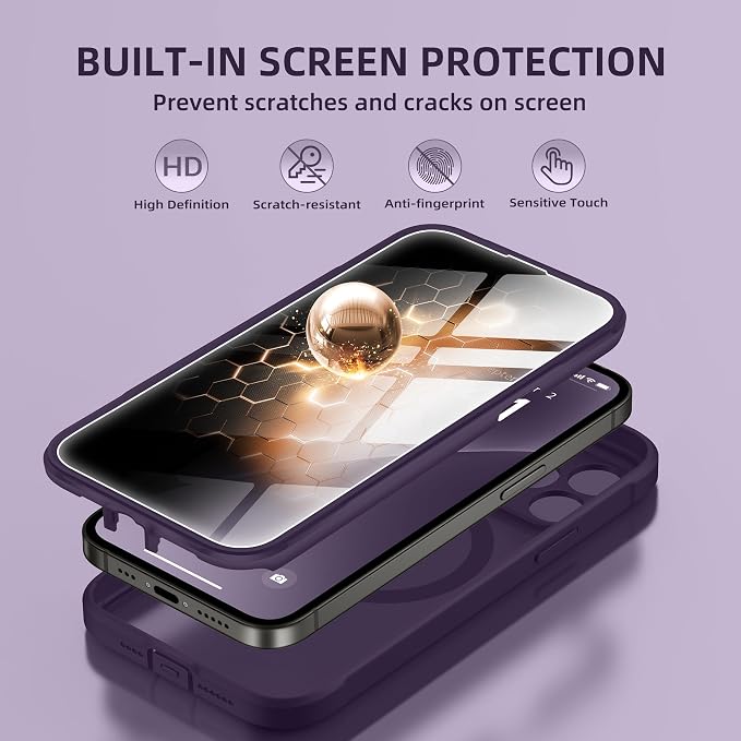 BERFY Magnetic for iPhone 13 Pro Max Case, Compatible - Image 3