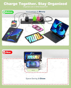 MSTJRY Charging Station for Multiple Devices : 5 Port Multi USB-A Charger - Image 3