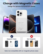 Magnetic Portable Charger Power Bank 12000mAh MagSafe Compatible Battery Pack - Image 6