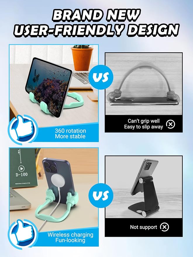 Graduation Gifts for Boys Girls Cell Phone Stand: Thumbs Up Lazy Phone Stand - Image 5