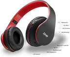 ZIHNIC Bluetooth Headphones Over-Ear, Foldable Wireless and Wired Stereo - Image 3