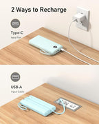 VEEKTOMX Portable Charger with Built-in Cables, 20000mAh Power Bank - Image 6