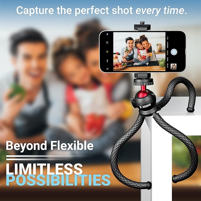 SquidGrip Flexible Cell Phone Tripod and Portable Action Camera Holder - Image 6