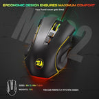Redragon M602 Gaming Mouse, Ergonomic RGB Gaming Mouse Wired - Image 5