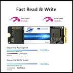 Dogfish SSD Pro da 2 TB per MacBook Upgrade NVMe PCIe Gen3x4 M.2, Unit?interna - Image 5