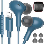iMangoo for Apple MFi-Certified Headphones for Lightning Wired Earbuds Magnetic by iMangoo