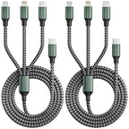 3 in 1 USB C to Multi Charging Cable, Travel Charger Cables by Firsting