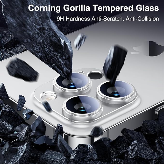 Esanik 2023 Upgrade 2 Pack for iPhone 14 Pro/iPhone 14 Pro Max Camera Lens - Image 6