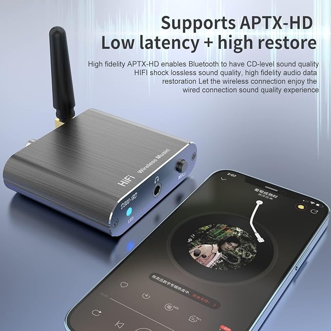 Bluetooth 5.2 Wireless Audio Transmitter Receiver Adapter - Image 7
