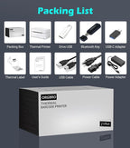 ORGBRO Bluetooth Thermal Shipping Label Printer, Z1-Plus Wireless 4X6 Shipping - Image 7
