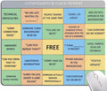 Conference Call Bingo Mouse Pad, Personalized Mouse Mat Waterproof Non-Slip by SANWUMIAN